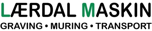 Lærdal Maskin logo